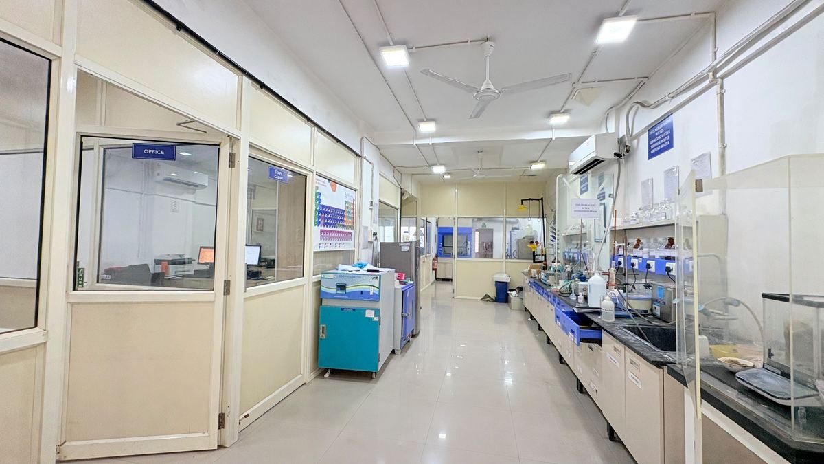 Facility interior corridor