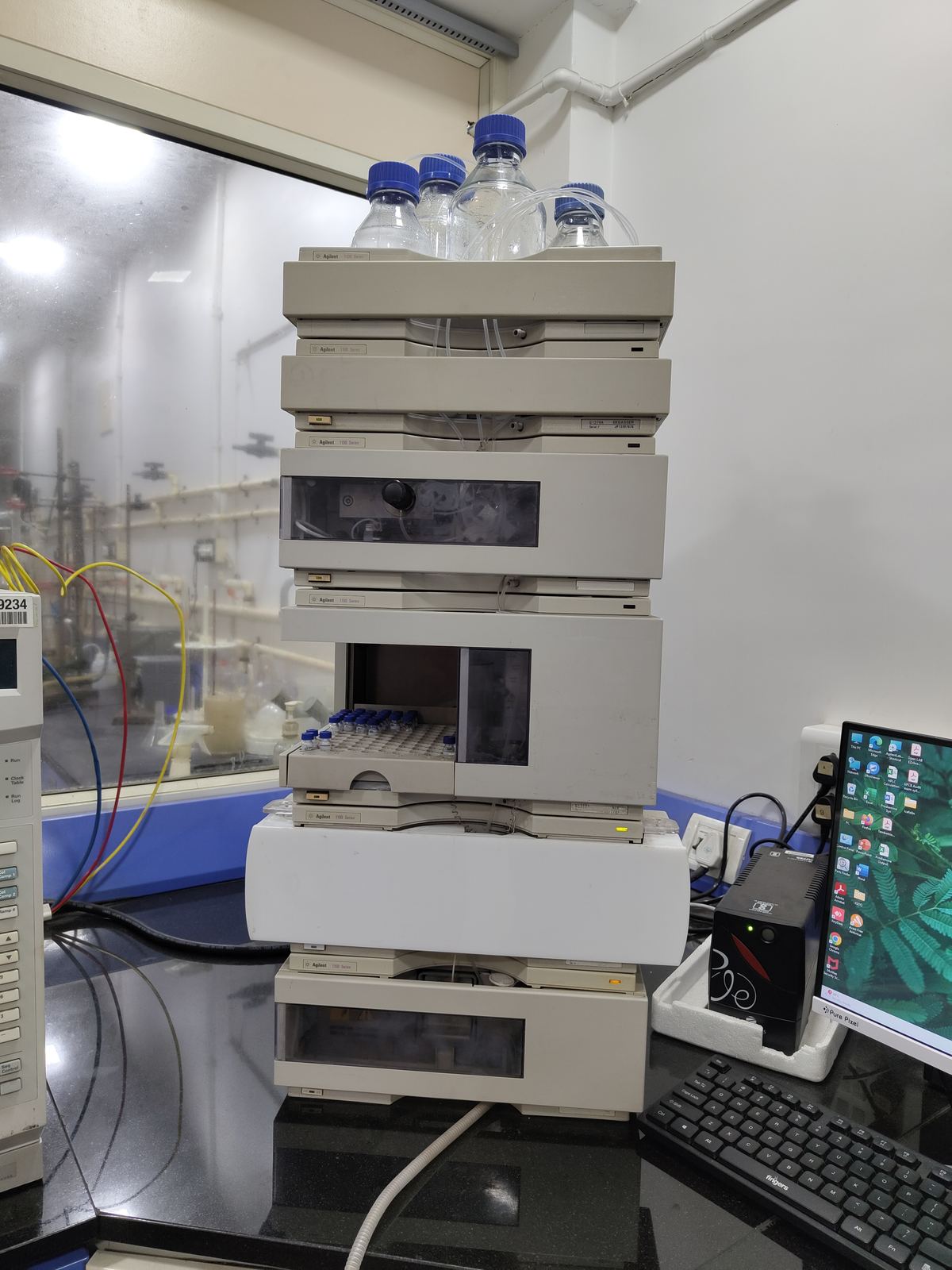 Agilent HPLC system in the R&D lab